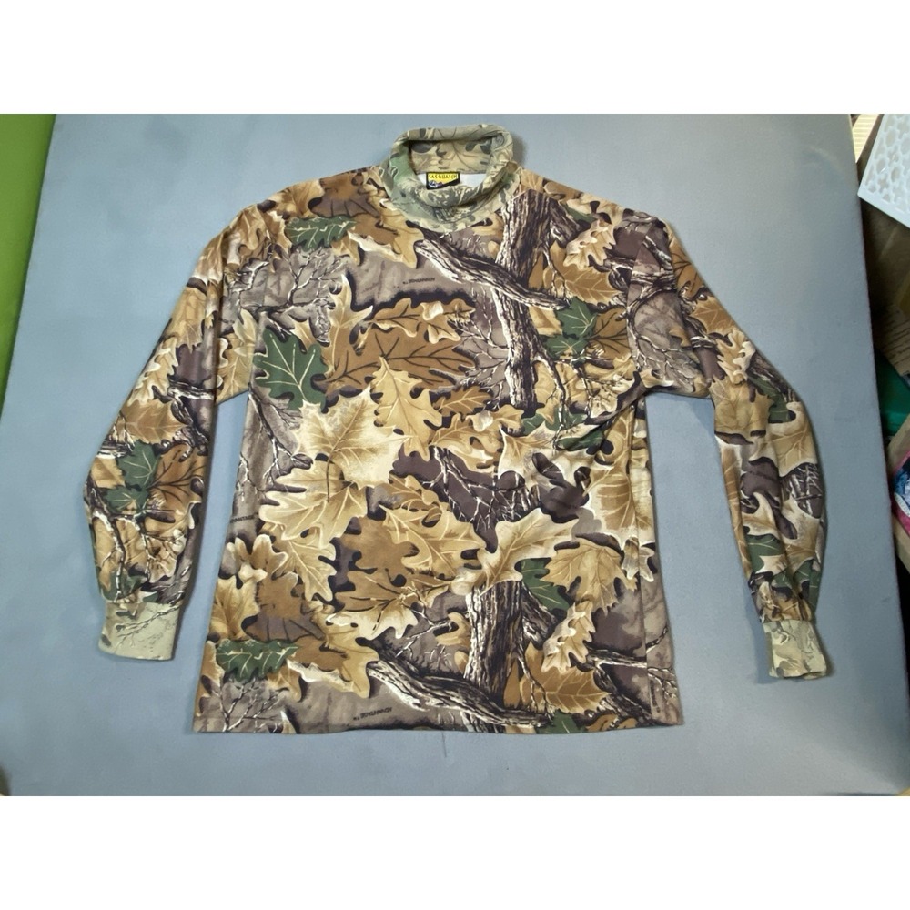Sasquatch Men's Vintage Hunting Long Sleeve Turtleneck Shirt Advantage Camo XL